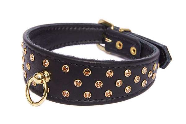 Hundehalsband 5th Avenue Black-Topaz