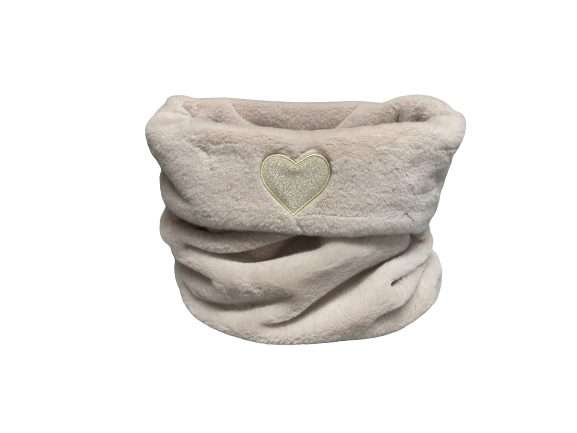 Hundedecke Cuddle Cup 3 in 1 - Creme mit Herz