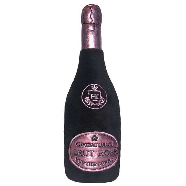 Hundespielzeug Champagner Flasche