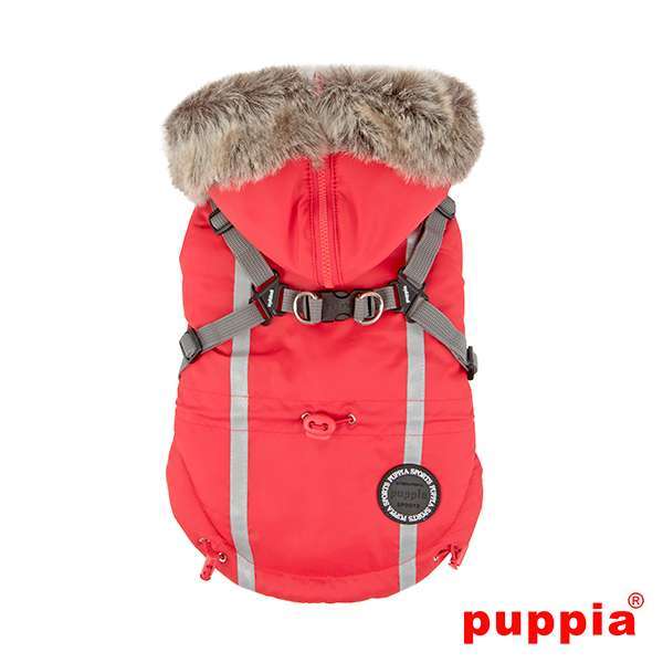 Puppia Hundemantel Clark - Rot