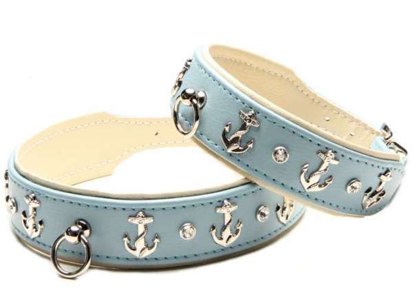 Hundehalsband Beach Dog - Skyblue