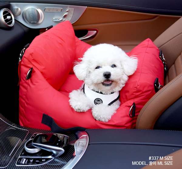 Autositz für Hunde PETRARI 3 in 1 - RED