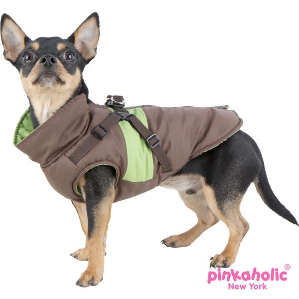 Pinkaholic Wintermantel Aiden – Kuschelig Warm Mit Reißverschluss, Farbe Braun, Größe M