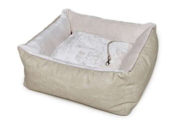 Hunde-Autositz Deluxe Edition - Creme