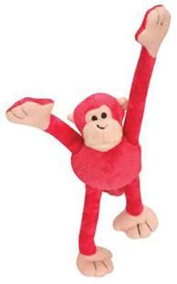 Hundespielzeug Crazy Monkey Pink