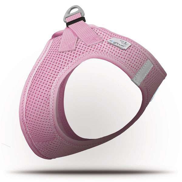 Curli Step In Geschirr Air Mesh - Rosa inklusiv Dogfinder