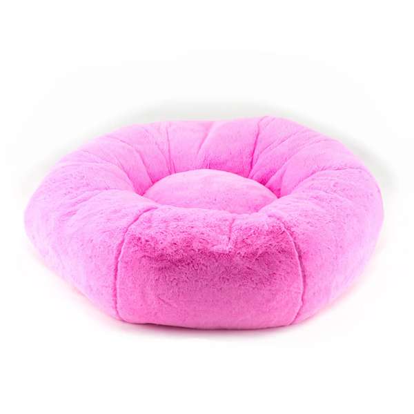 Designer Hundebett Donat Soft Cuddle - Pink