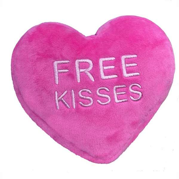 Hundespielzeug Free Kisses Heart