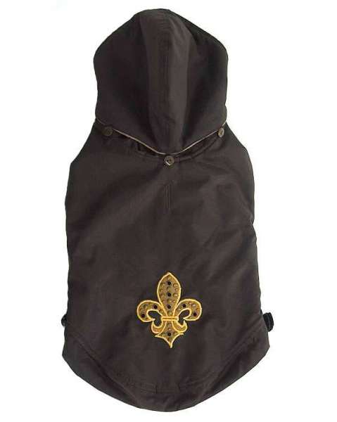 Hundemantel Fleur de Lis Brown