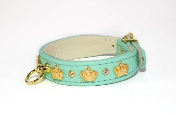 Hundehalsband Crown - Mint
