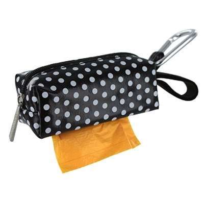 Kotbeutelspender Funny Dots - BLACK