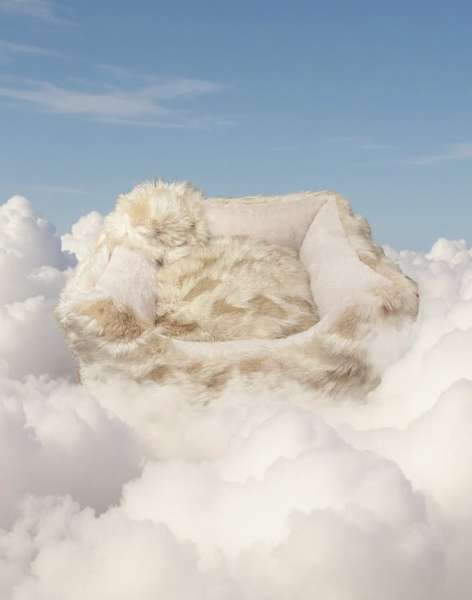 Wende-Hundebett Cappucino Love 2 in 1