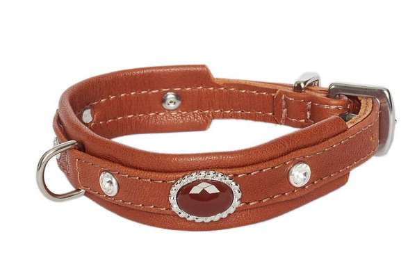 Hundehalsband Mini Venice - Brown
