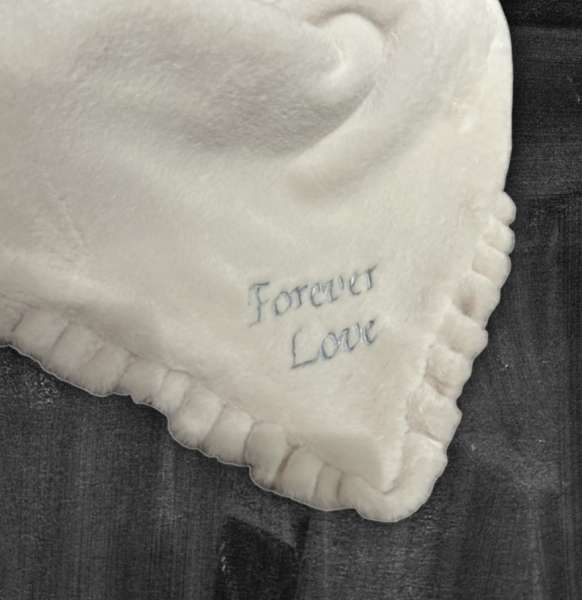 Hundedecke FOREVER LOVE - Creme